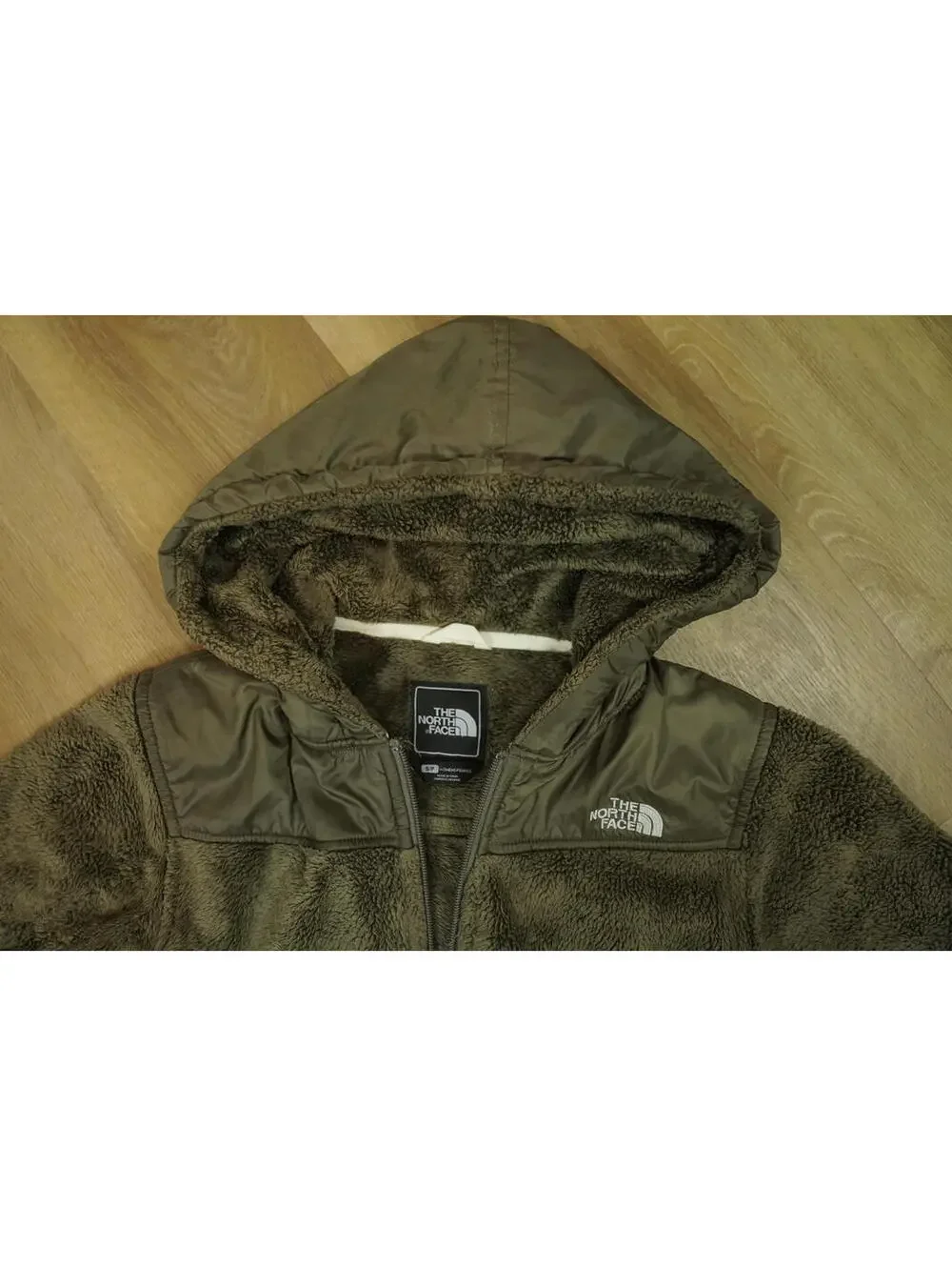 The North Face Brown Sherpa Fleece Hoodie Jacket - Gorpcore Casual Women's Small